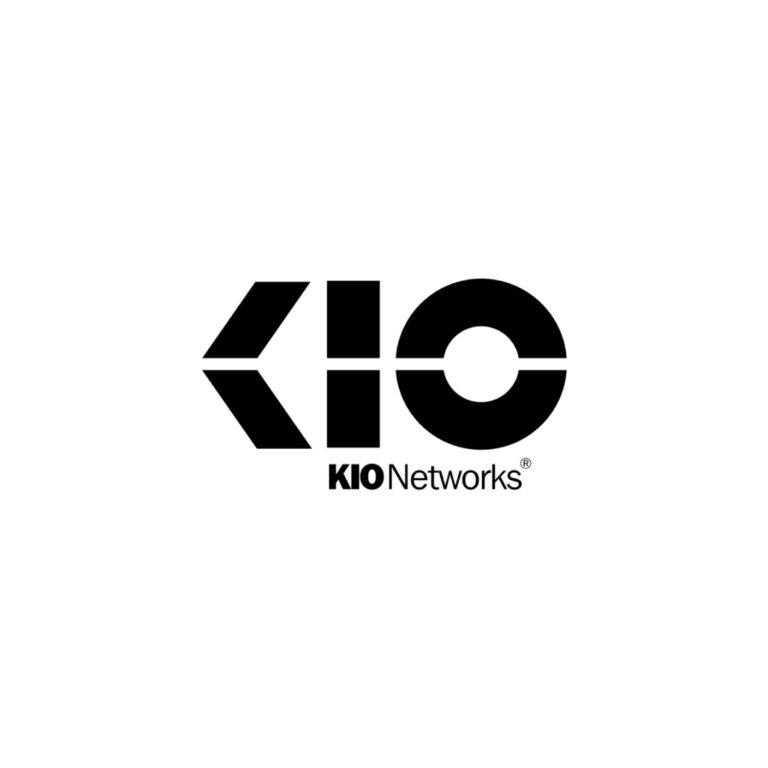 Logo de KIO, cliente de Grupo GANNA