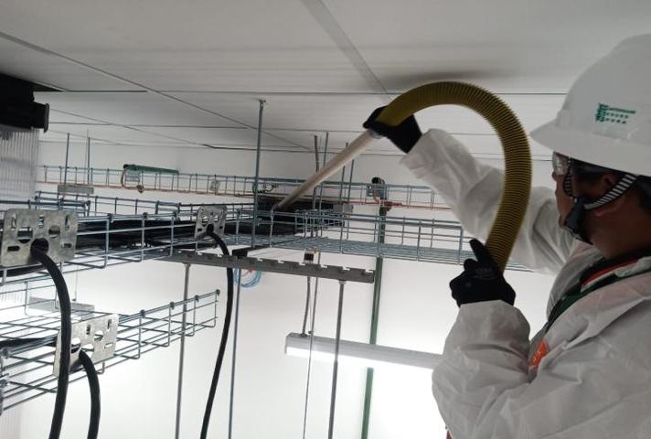 Descontaminación de soportes y cables de datos realizado por Grupo GANNA